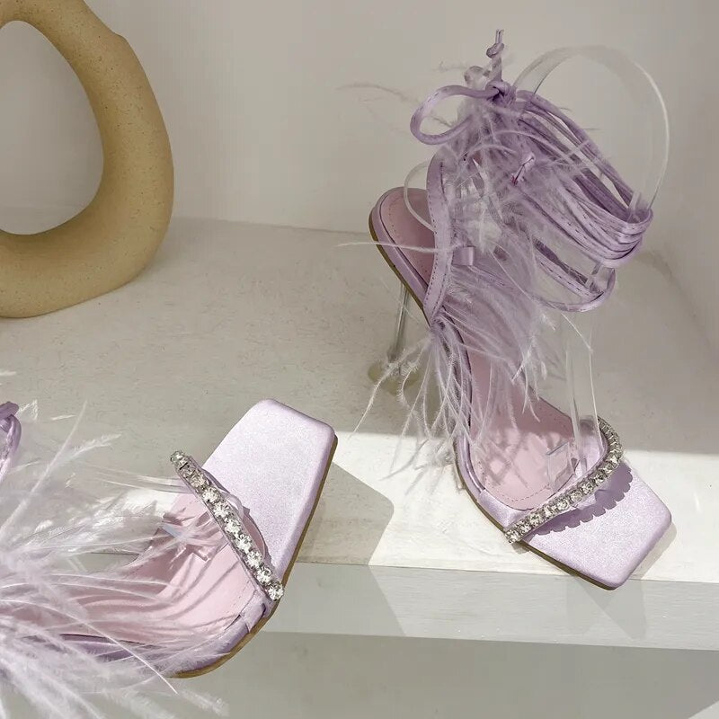 Shop Pink Nia Heels (Final Sale) from Nana Jacqueline at Seezona | Seezona
